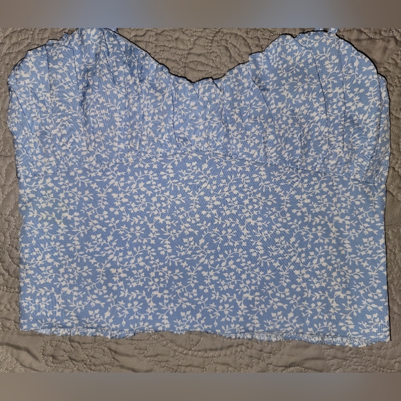 Princess Polly TIARNIE TOP BLUE, Size 4 - Picture 4 of 10